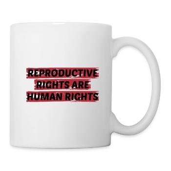 Reproductive Rights Are Human Rights Bisexual Tran - Tasse - Weiß - Rechts