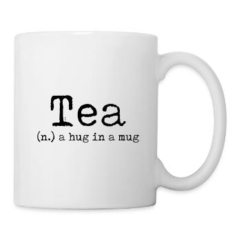 Tea Noun Definition Tea Drinker Cup Of Tea Brewing - Tasse - Weiß - Rechts