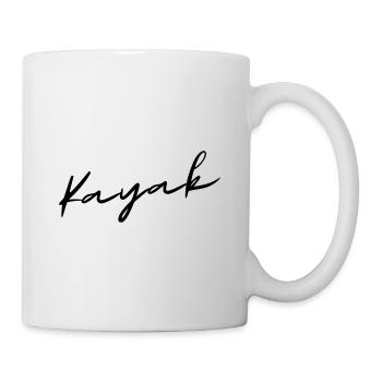 Retro Graphic Kayaking Kayak Canoe Rowing Rower Pa - Tasse - Weiß - Rechts