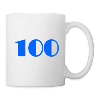 100. 100 ANS. 100e ANNIVERSAIRE. ANNIVERSAIRE - Mug blanc - blanc - Droite