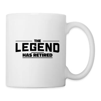 The Legend has Retired Rente Renter Gift - Mug - white - Right