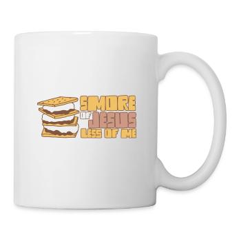 Campeur religieux Smore de Jésus Moins de - Mug blanc - blanc - Droite