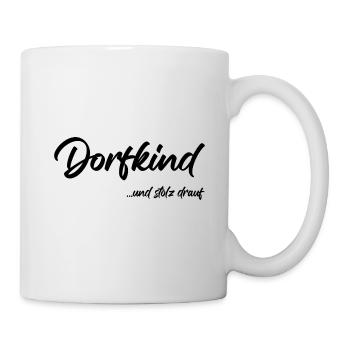 Dorfkind - Tasse - Weiß - Rechts