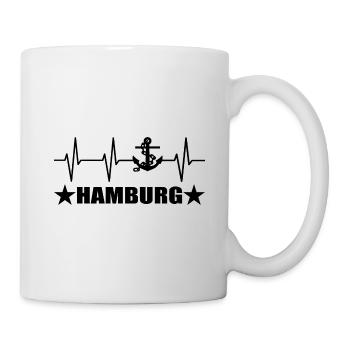 Hamburg - Tasse - Weiß - Rechts