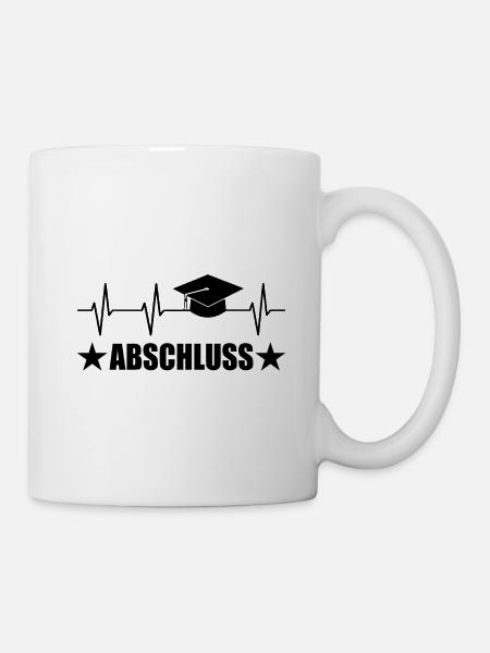 Abschluss - Tasse - Weiß