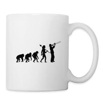 Posaunist Posaunist Evolution Marching Band - Tasse - Weiß - Rechts