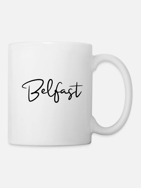 Belfast, capitale de l’Irlande du Nord - Mug blanc - blanc