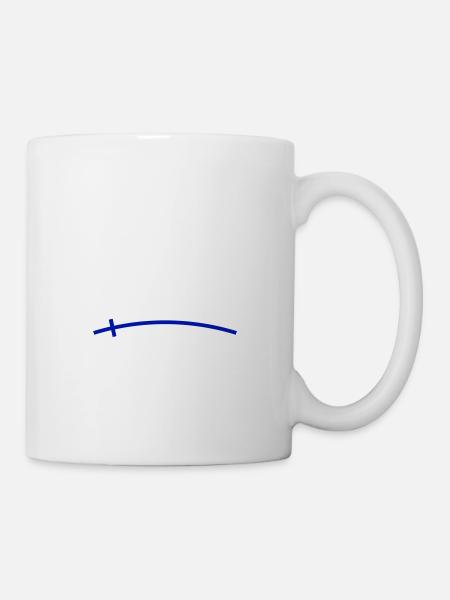 Finnland Fahne - Tasse - Weiß