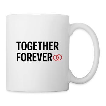 Connected Hearts Love Quote Design - Mug - white - Right