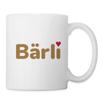 Bärli (Herz als i-Punkt) - Tasse - Weiß - Rechts