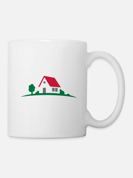 Haus - Tasse - Weiß
