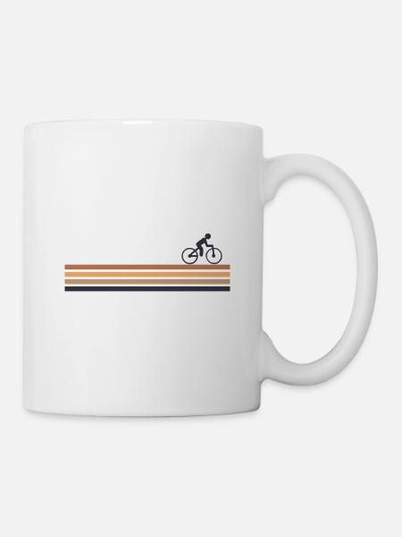 Fahrrad - Tasse - Weiß