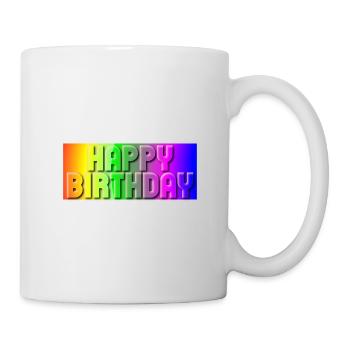 JAHRESTAG. ALLES GUTE ZUM GEBURTSTAG!. ALLES GUTE ZUM GEBURTSTAG!. - Tasse - Weiß - Rechts