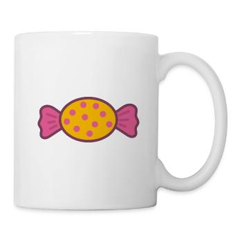 Süßigkeit Süßes - Tasse - Weiß - Rechts