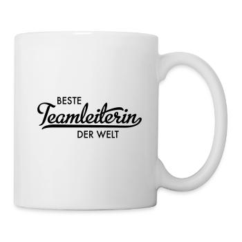 Beste Teamleiterin - Tasse - Weiß - Rechts