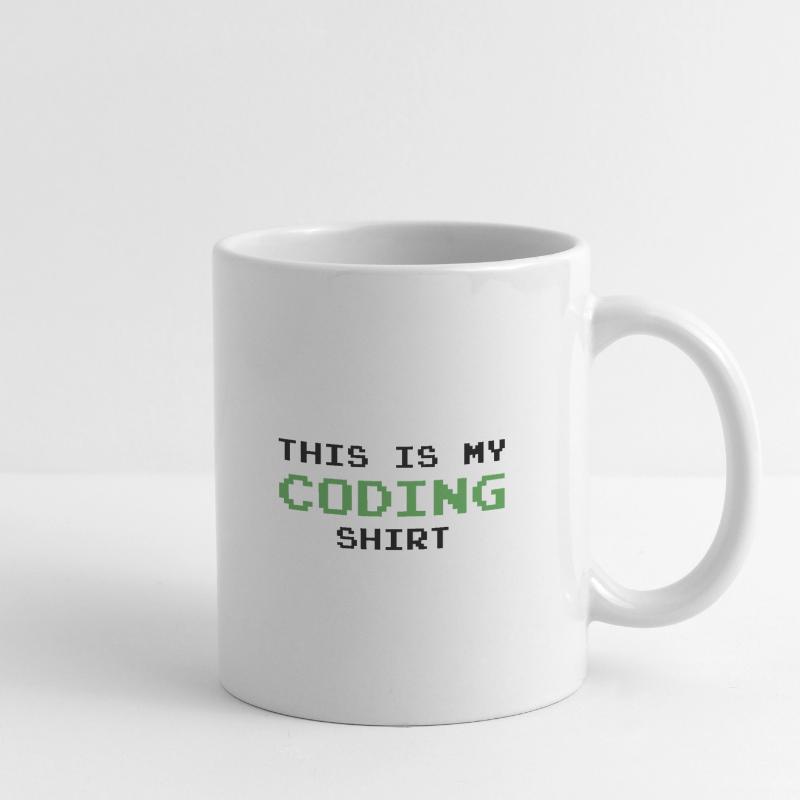 This Is My Coding Shirt Coder Programmer Computer Tasse