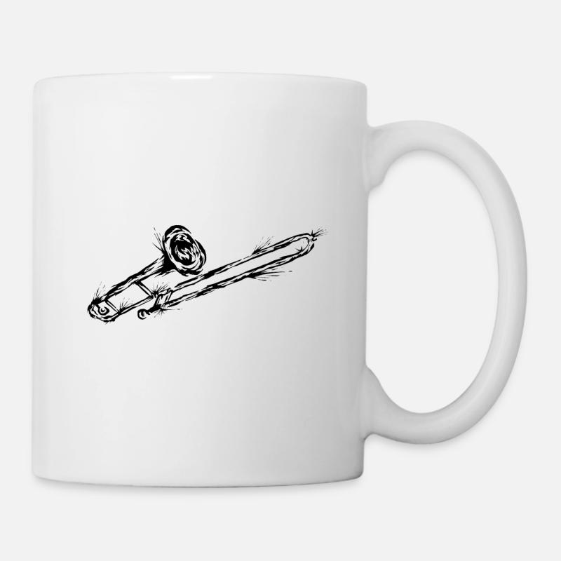 Trombone - Mug blanc - blanc