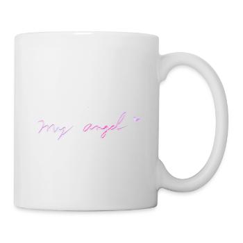 mein Engel Herz Liebe text - Tasse - Weiß - Rechts