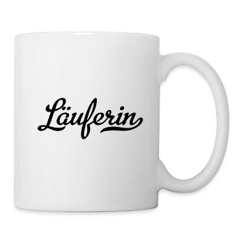 Läuferin - Tasse - Weiß - Rechts