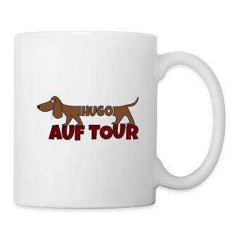 Hugo auf Tour - Tasse - Weiß - Rechts