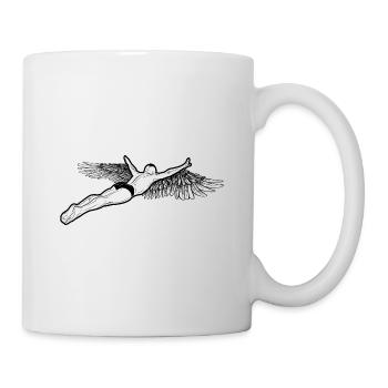 Retro Graphic Cliff Diver Cliff Diving Tombstoning - Mug - white - Right