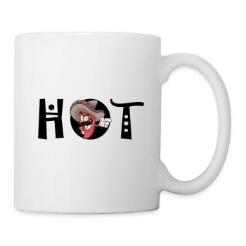 Hot - Tasse - Weiß - Rechts