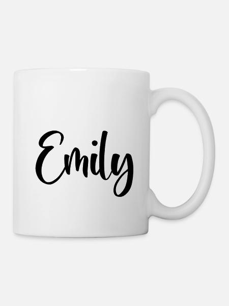 Vorname Emily - Tasse - Weiß