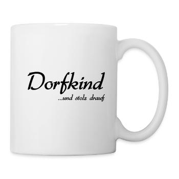 Dorfkind - Tasse - Weiß - Rechts