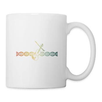 Violin Violin DNA DNA in the Blood - Mug - white - Right