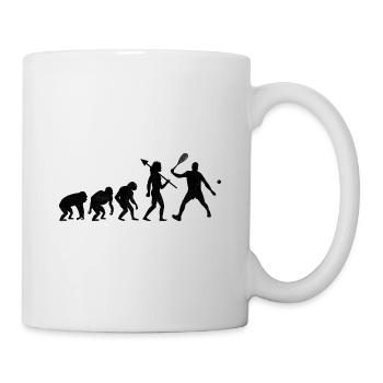 Squash Player Squash Evolution Player Raquetball S - Mug - white - Right
