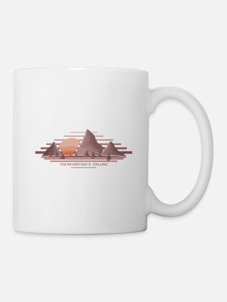 The adventure's calling - Mug blanc - blanc