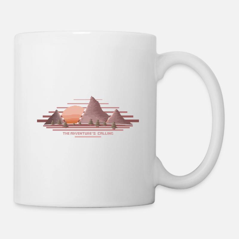 The adventure's calling - Mug - white