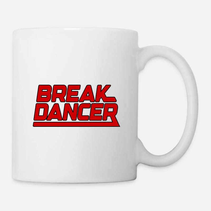 BreakDancer | Farben änderbar - Tasse - Weiß