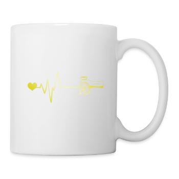 Money Love Pulse Heart - Mug - white - Right
