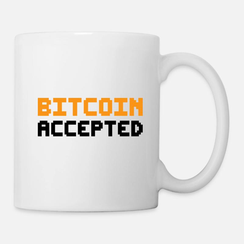 Bitcoin Accepted - Tasse - Weiß