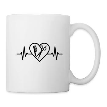 Hairdresser Hairdresser core business - Mug - white - Right