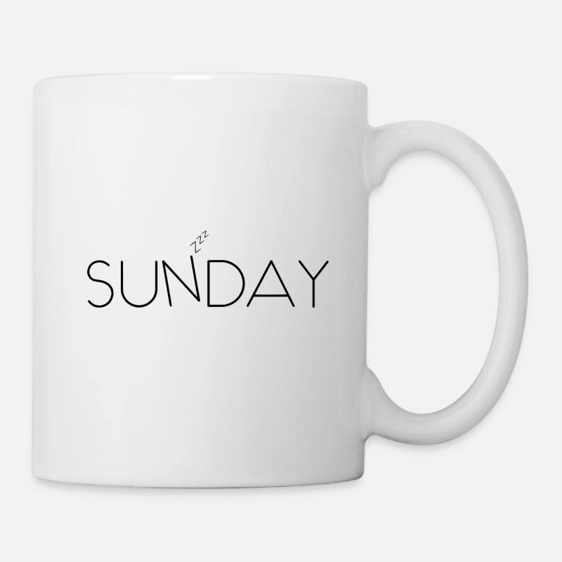 Sunday weekday gift idea - Mug - white