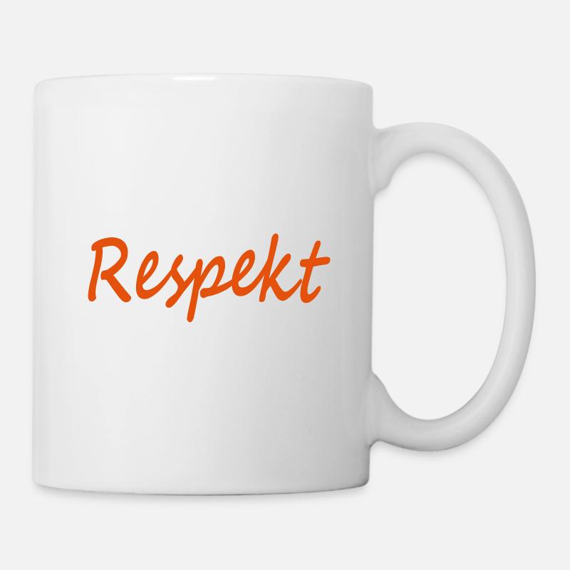 Respekt - Tasse - Weiß