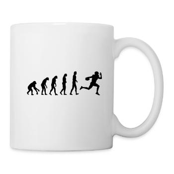 American Football Evolution - American Football - Mug - white - Right
