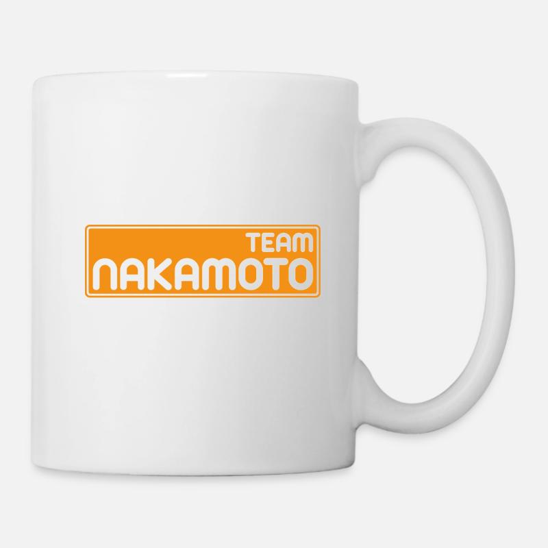 Team Satoshi Nakamoto - Tasse - Weiß