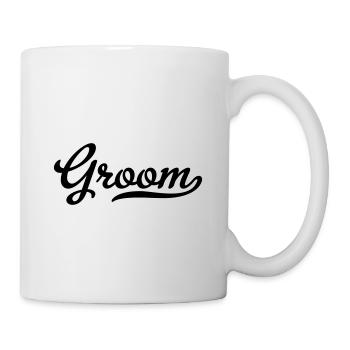 Bräutigam - Tasse - Weiß - Rechts