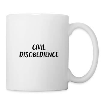 Civil disobedience - Mug - white - Right