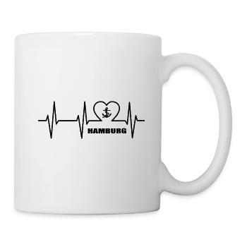 Hamburg - Tasse - Weiß - Rechts