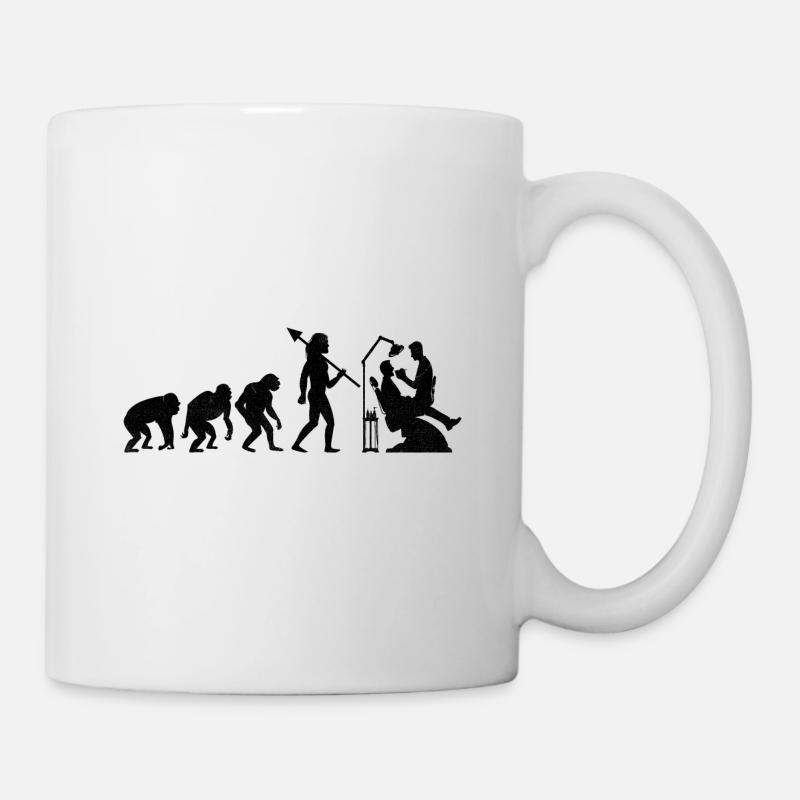 Evolution Dentiste Dentisterie Dentaire Dentistes - Mug blanc - blanc