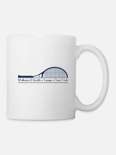 Tennis is life - New York - Grand Slam - Wellness - Mug - white