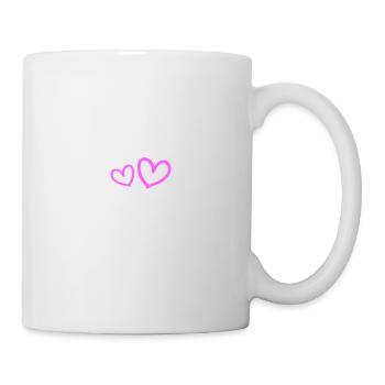 Just Married Hochzeit Herz - Tasse - Weiß - Rechts