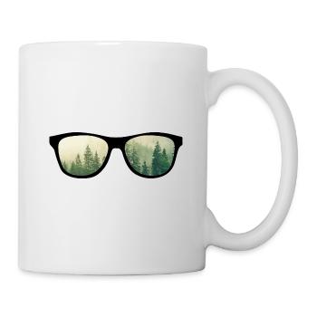 Lunettes de soleil Paysage naturel - Mug blanc - blanc - Droite