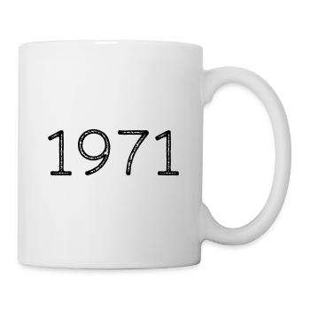 Year of birth 1971 Gift - Mug - white - Right