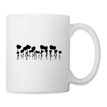 rosen blumen pflanzen - Tasse - Weiß - Rechts