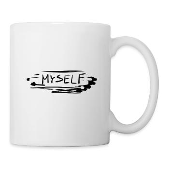 Stroke symbol shape I self-love myself proudly - Mug - white - Right